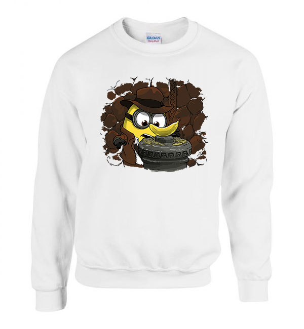 banana minions minyonok Fehér Férfi Pulóver