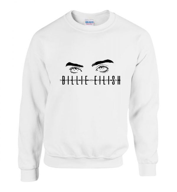 billie eilish Fehér Férfi Pulóver
