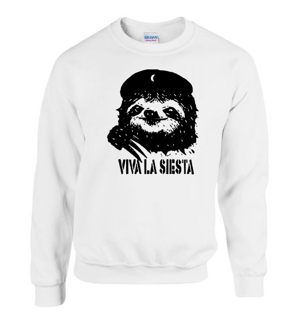 lajhár lusta lustaság siesta Fehér Férfi Pulóver