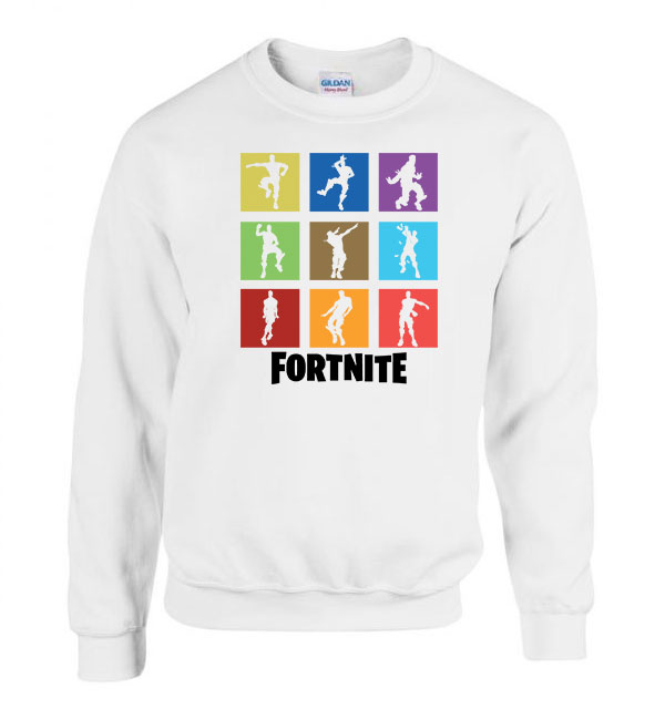 fortnite emotok Fehér Férfi Pulóver