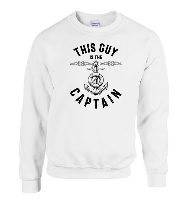 captain kapitány Fehér Férfi Pulóver