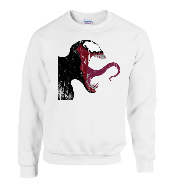venom méreg Fehér Férfi Pulóver