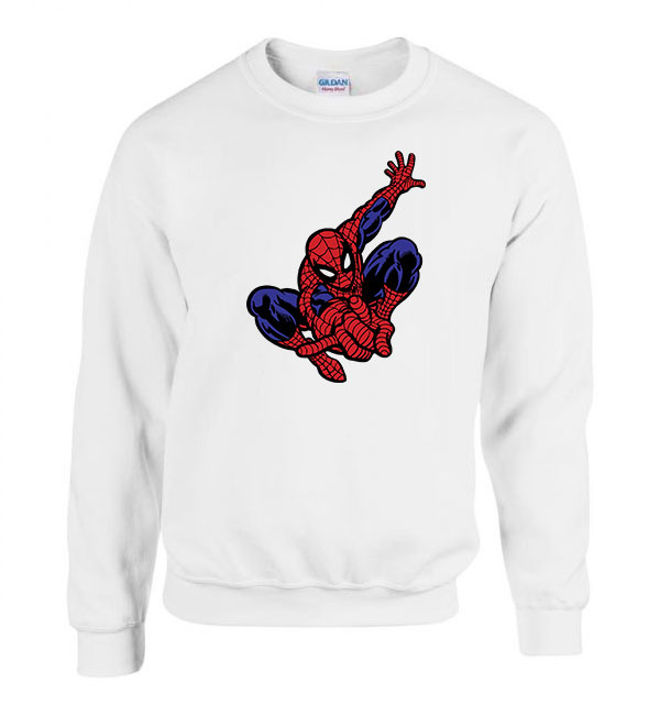 spider man pókember Fehér Férfi Pulóver