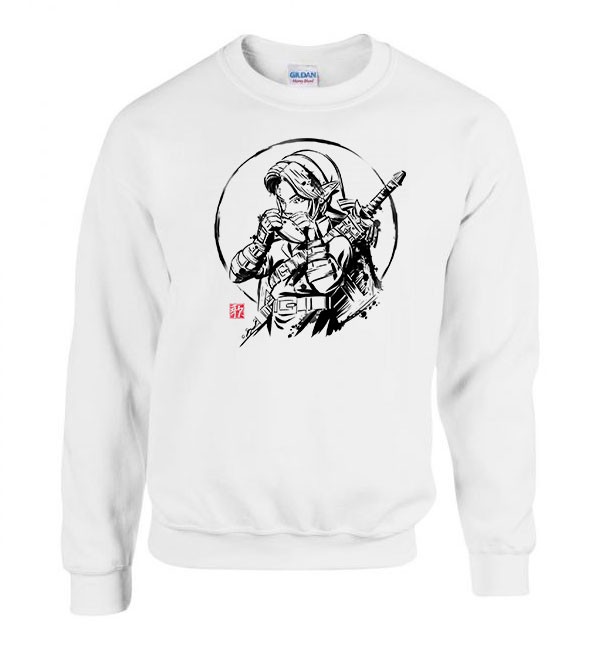 zelda link Fehér Férfi Pulóver