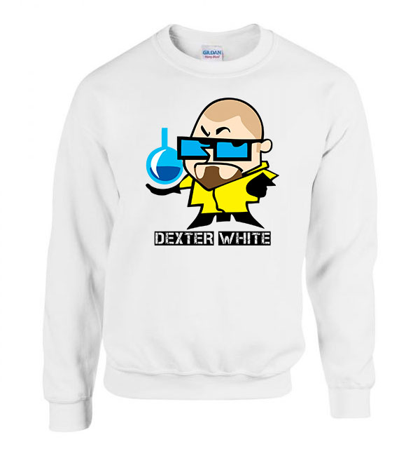 dexter breaking bad Fehér Férfi Pulóver