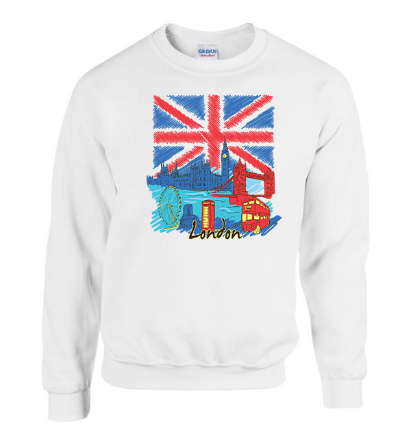 london anglia Fehér Férfi Pulóver