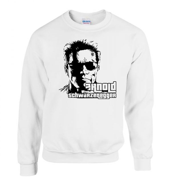 arnold schwarzenegger Fehér Férfi Pulóver