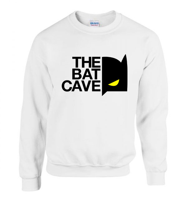 batman Fehér Férfi Pulóver