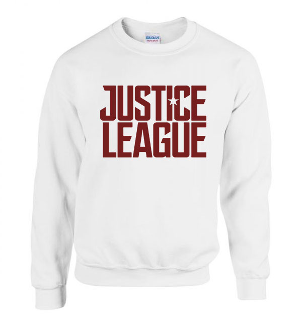 justice league Fehér Férfi Pulóver
