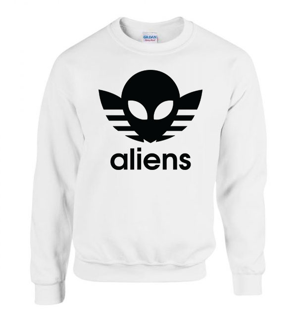 ufo aliens Fehér Férfi Pulóver