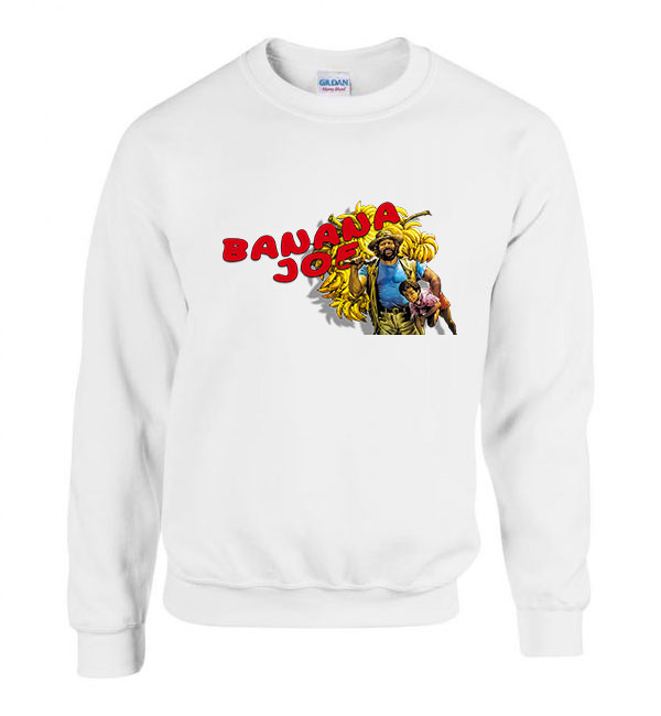 banános joe bud spencer Fehér Férfi Pulóver