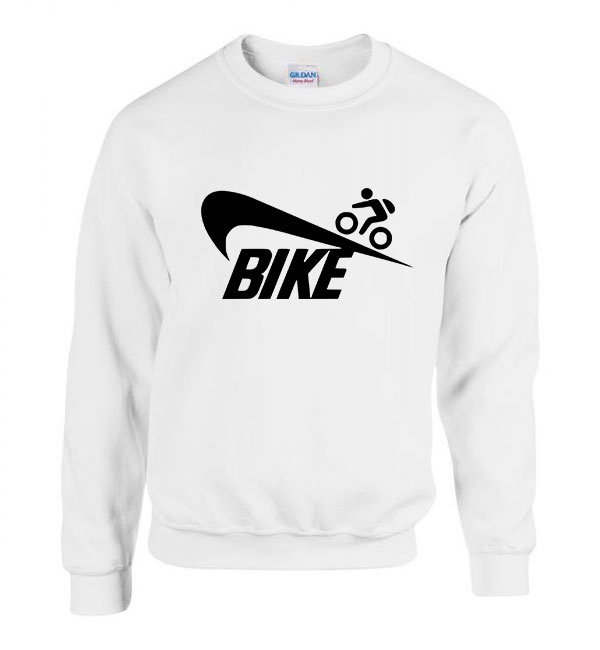 bicikli biciklis bicicle bike Fehér Férfi Pulóver