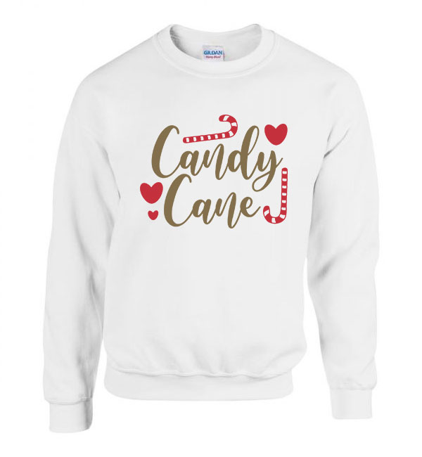 candy care karácsony karácsonyos Fehér Férfi Pulóver