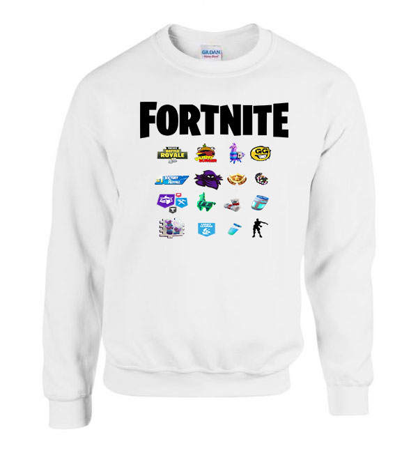 fortnite loot láma Fehér Férfi Pulóver