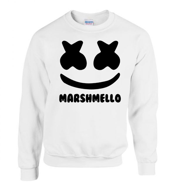 marshmello Fehér Férfi Pulóver