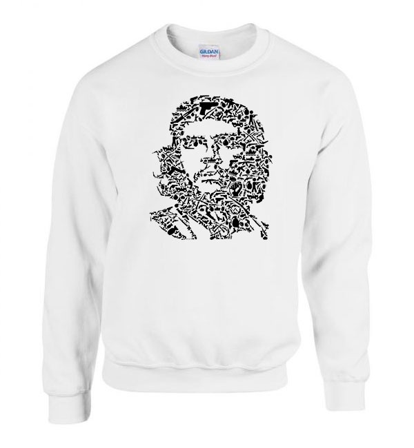 Che Guevara Fehér Férfi Pulóver