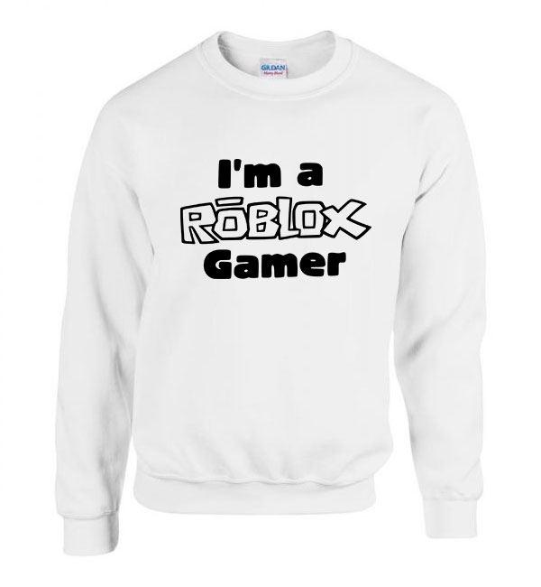 roblox gamer Fehér Férfi Pulóver