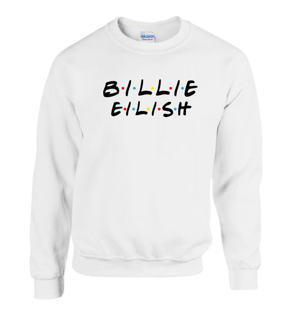 billie eilish Fehér Férfi Pulóver