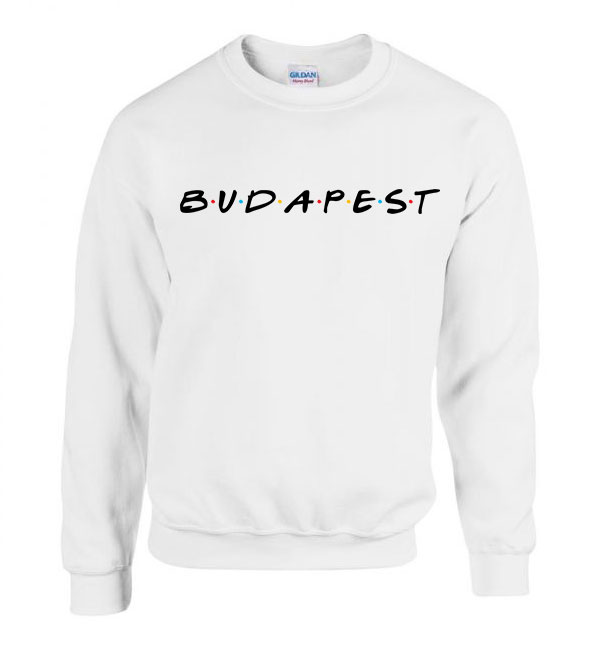 Budapest Fehér Férfi Pulóver