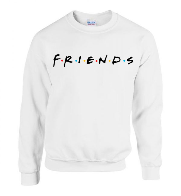 friends jóbarátok Fehér Férfi Pulóver