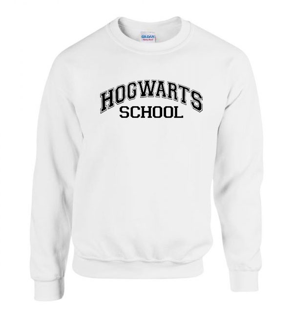 harry potter roxfort hogwarts Fehér Férfi Pulóver