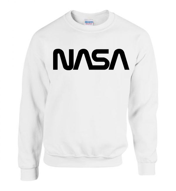 nasa Fehér Férfi Pulóver
