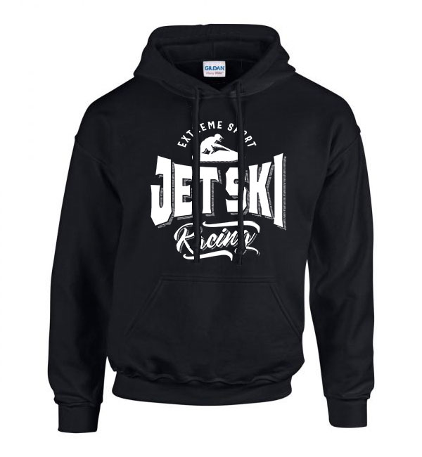 jet ski Fekete Férfi Kapucnis Pulóver