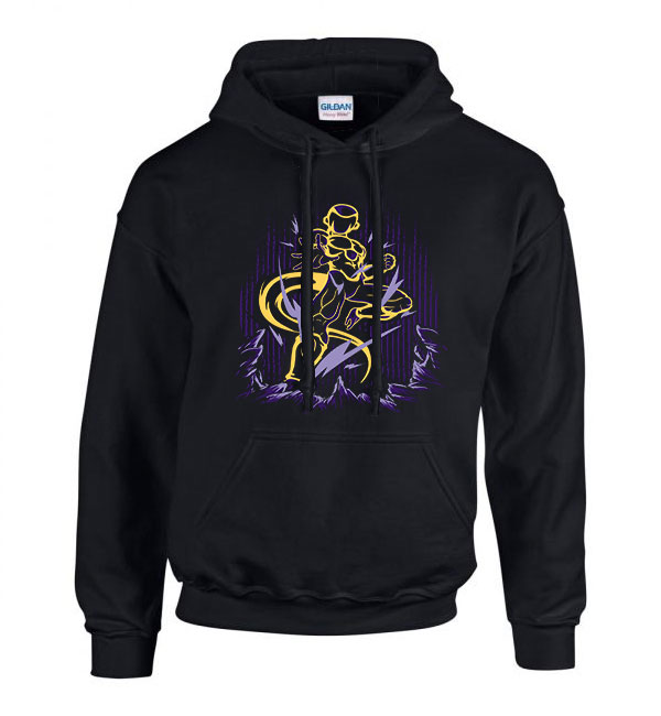 frieza dermesztő dragon ball Fekete Férfi Kapucnis Pulóver