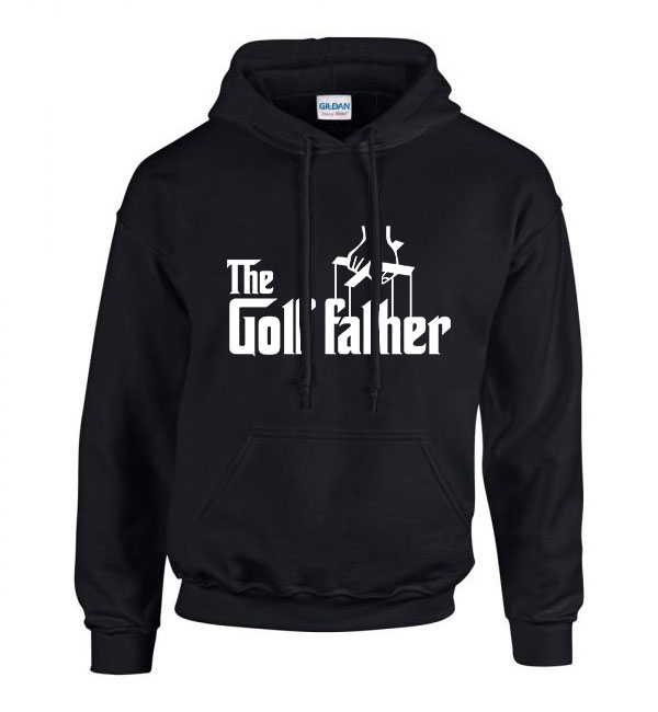 golf Fekete Férfi Kapucnis Pulóver