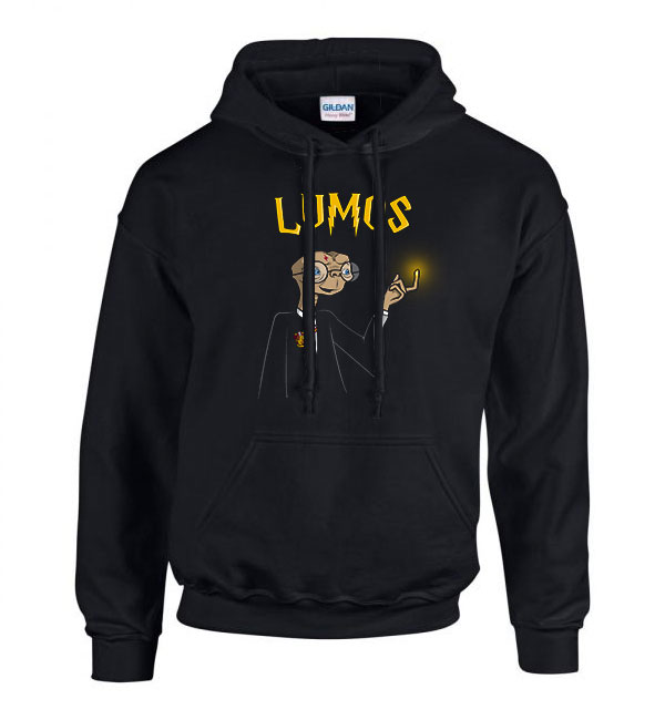 Lumos ET Fekete Férfi Kapucnis Pulóver
