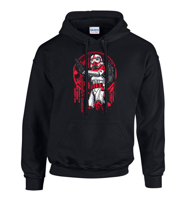 clone trooper star wars Fekete Férfi Kapucnis Pulóver