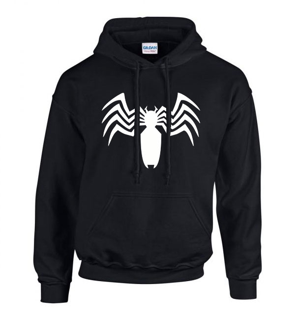 pókember spider man Fekete Férfi Kapucnis Pulóver