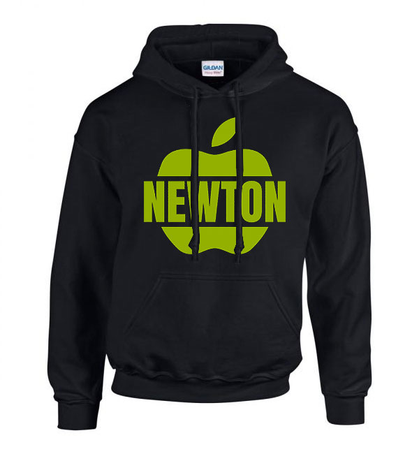 newton alma Fekete Férfi Kapucnis Pulóver