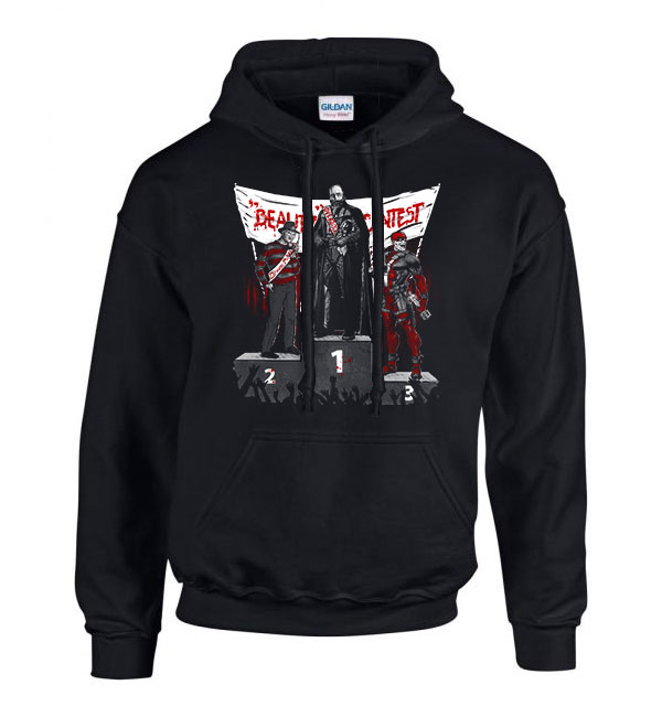 darth vader freddy krueger Fekete Férfi Kapucnis Pulóver