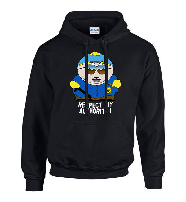 south park eric cartman Fekete Férfi Kapucnis Pulóver