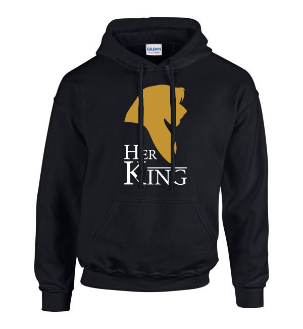 her king páros pároknak Fekete Férfi Kapucnis Pulóver