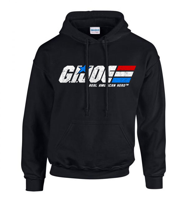 gi joe Fekete Férfi Kapucnis Pulóver