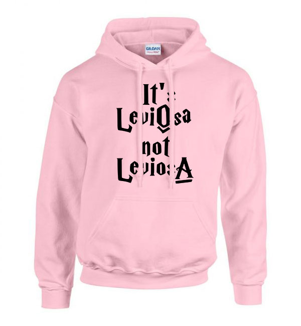 its leviosa not leviosa wingardium leviosa Rózsaszín Férfi Kapucnis Pulóver