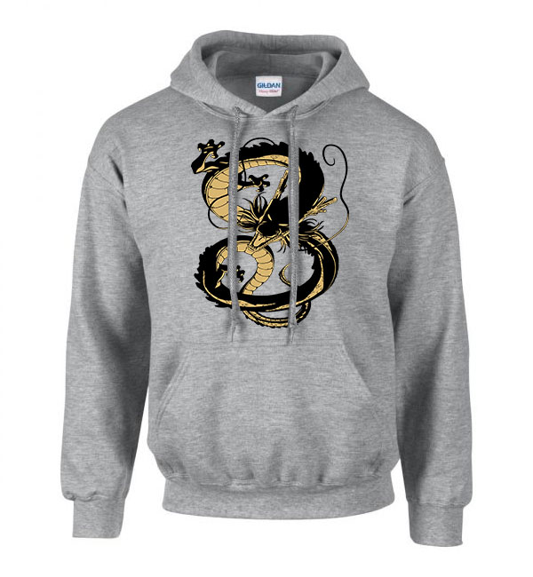 dragon ball shenlong shenron Sportszürke Férfi Kapucnis Pulóver