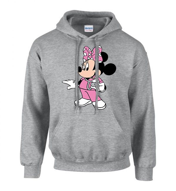 minnie egér ápoló nővér Sportszürke Férfi Kapucnis Pulóver