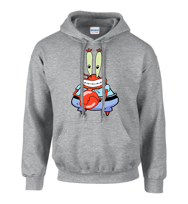 rák úr spongya bob Sportszürke Férfi Kapucnis Pulóver