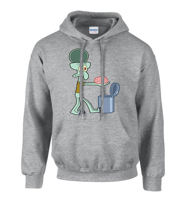 spongya bob tunyacsáp Sportszürke Férfi Kapucnis Pulóver