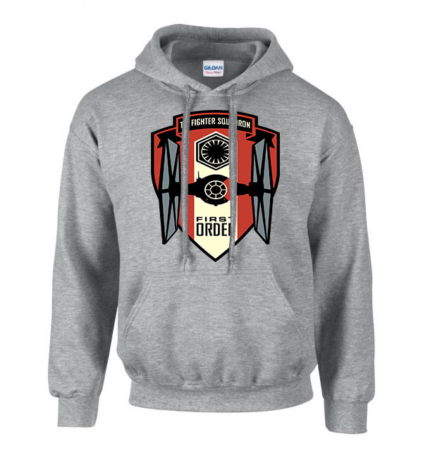 star wars first order Sportszürke Férfi Kapucnis Pulóver