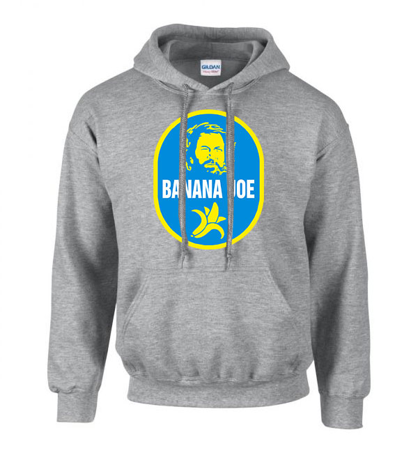Buda Spencer Banános Joe Sportszürke Férfi Kapucnis Pulóver