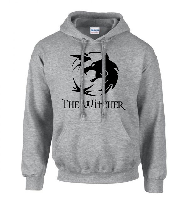 A Vaják The Witcher Sportszürke Férfi Kapucnis Pulóver