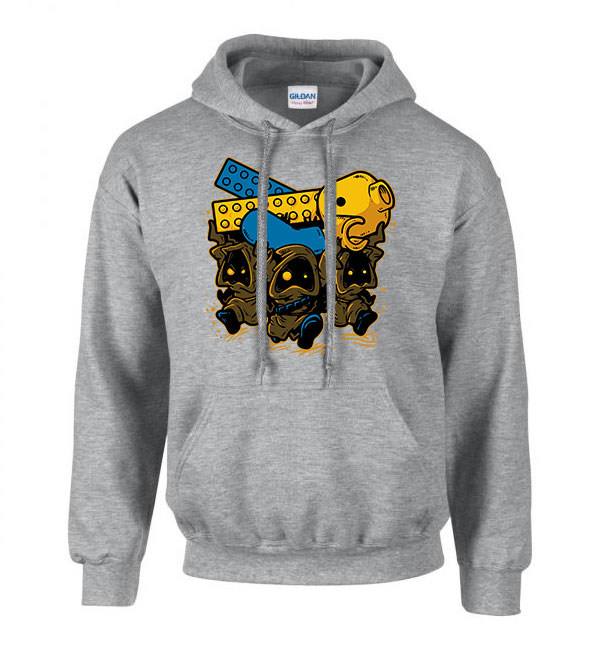 Lego Humor Scavenger Sportszürke Férfi Kapucnis Pulóver