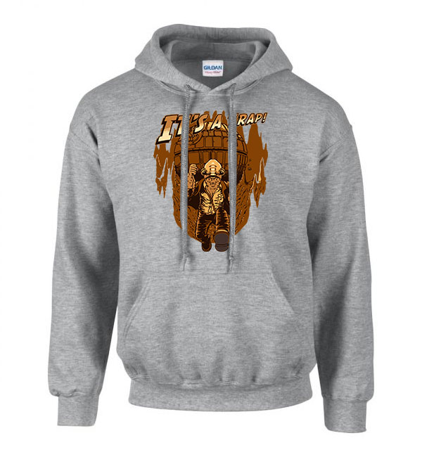 Star Wars Akbar admirális indiana jones humor Sportszürke Férfi Kapucnis Pulóver