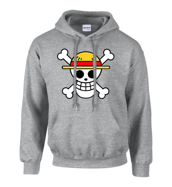 one piece Sportszürke Férfi Kapucnis Pulóver