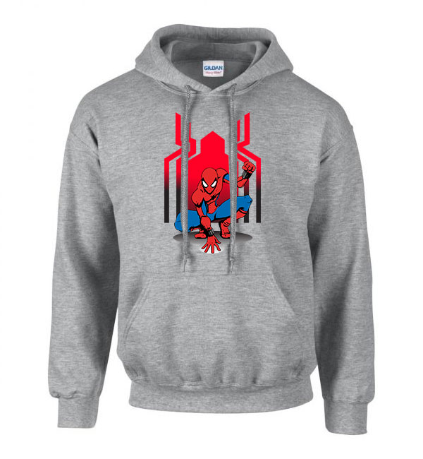 spider man pókember avengers Sportszürke Férfi Kapucnis Pulóver