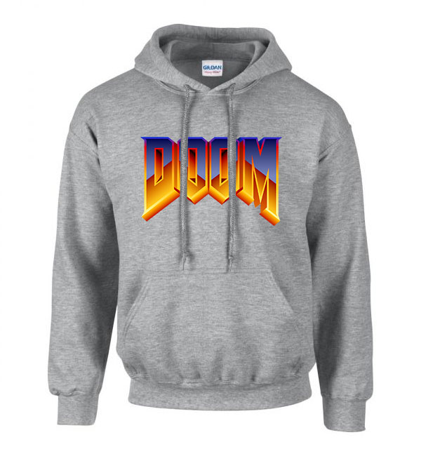 doomn Sportszürke Férfi Kapucnis Pulóver